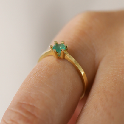 Anillo esmeralda